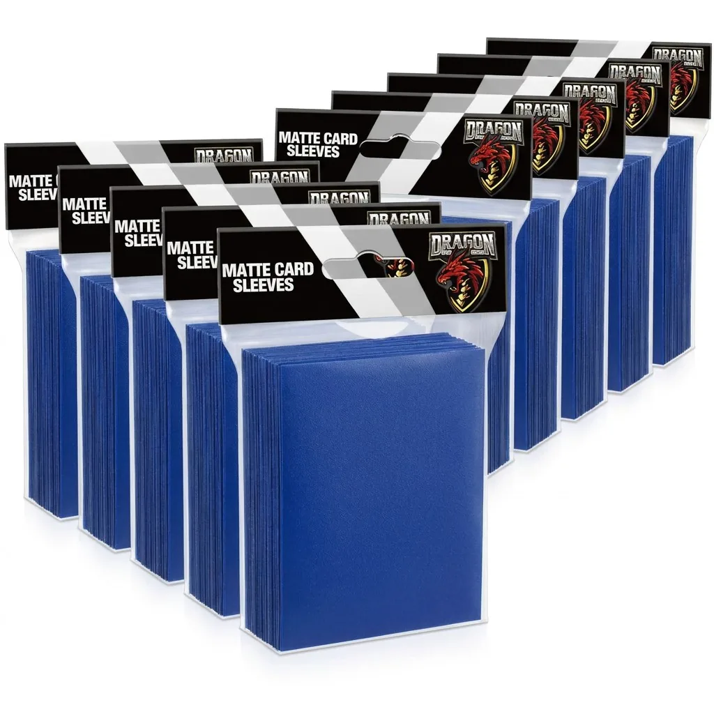 Dragon Shield Matte Blue Sleeves