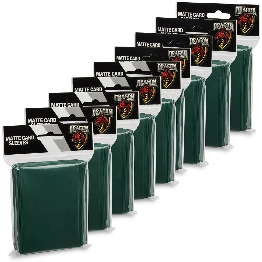 Dragon Shield Matte Forest Green Sleeves