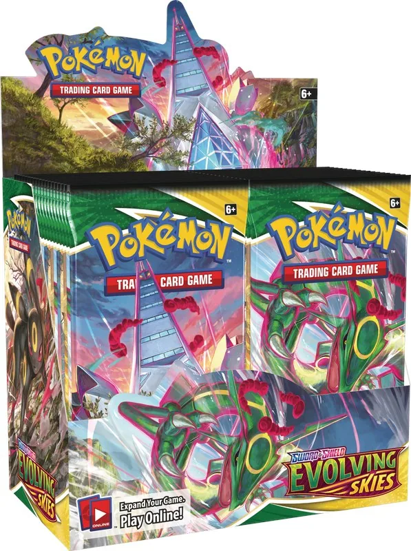 Pokemon TCG Evolving Skies Booster Box 36 Packs Sealed SWSH7