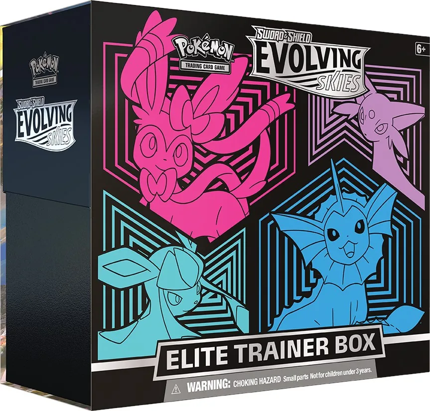 Pokemon TCG Evolving Skies Elite Trainer Box ETB Sealed