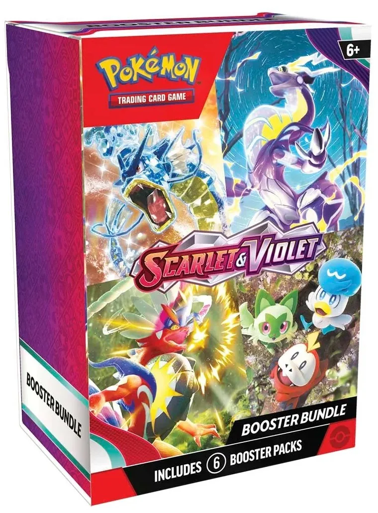 Pokemon TCG Scarlet Violet Base Set Booster Bundle 6 Packs Sealed SV1