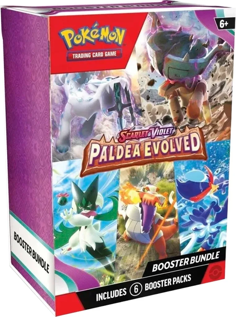 Pokemon TCG Paldea Evolved Booster Bundle 6 Packs Sealed SV2