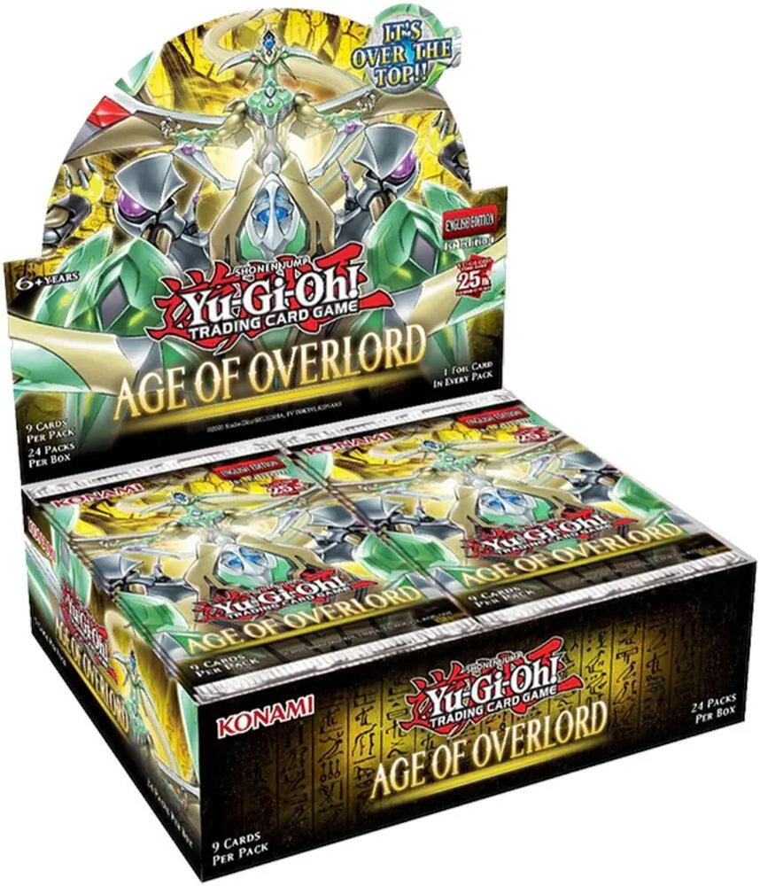 YuGiOh Age of Overlord AGOV 1st Edition Booster Box Sealed