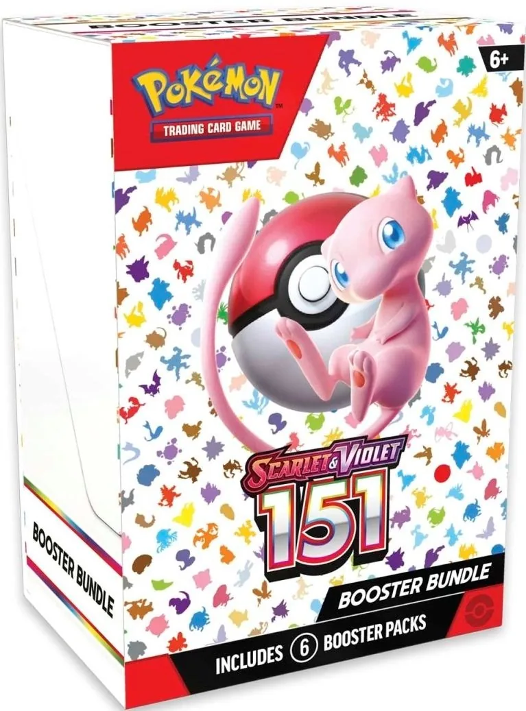 Pokemon TCG 151 Booster Bundle 6 Packs Sealed Scarlet Violet SV3.5