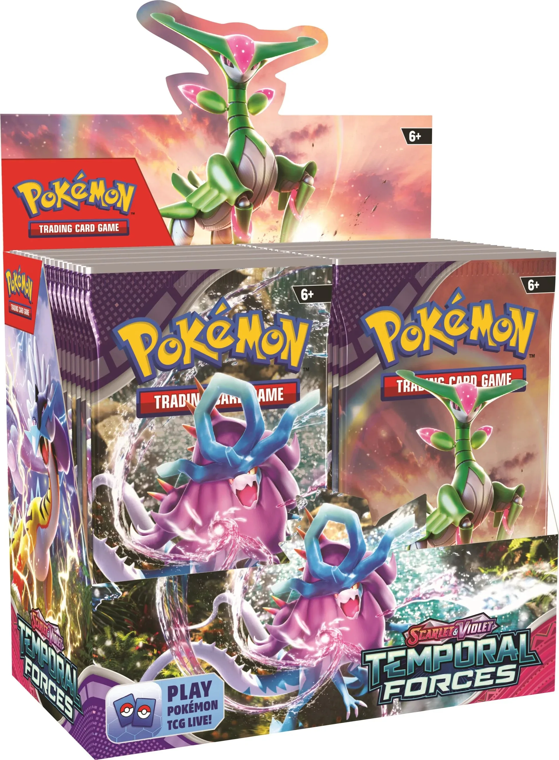 Pokemon TCG Temporal Forces Booster Box 36 Packs Sealed SV5