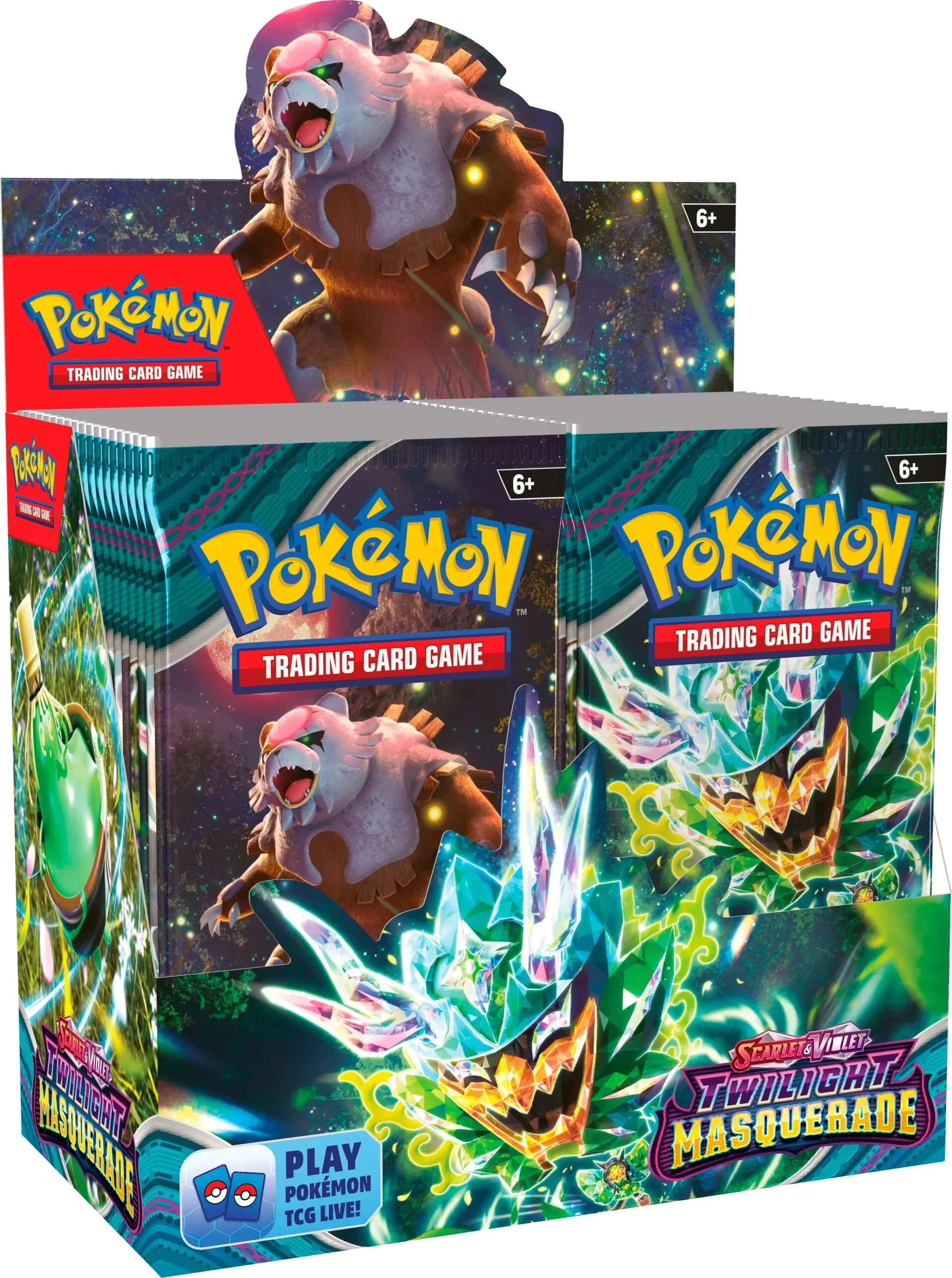 Pokemon TCG Twilight Masquerade Booster Box 36 Packs Sealed SV6