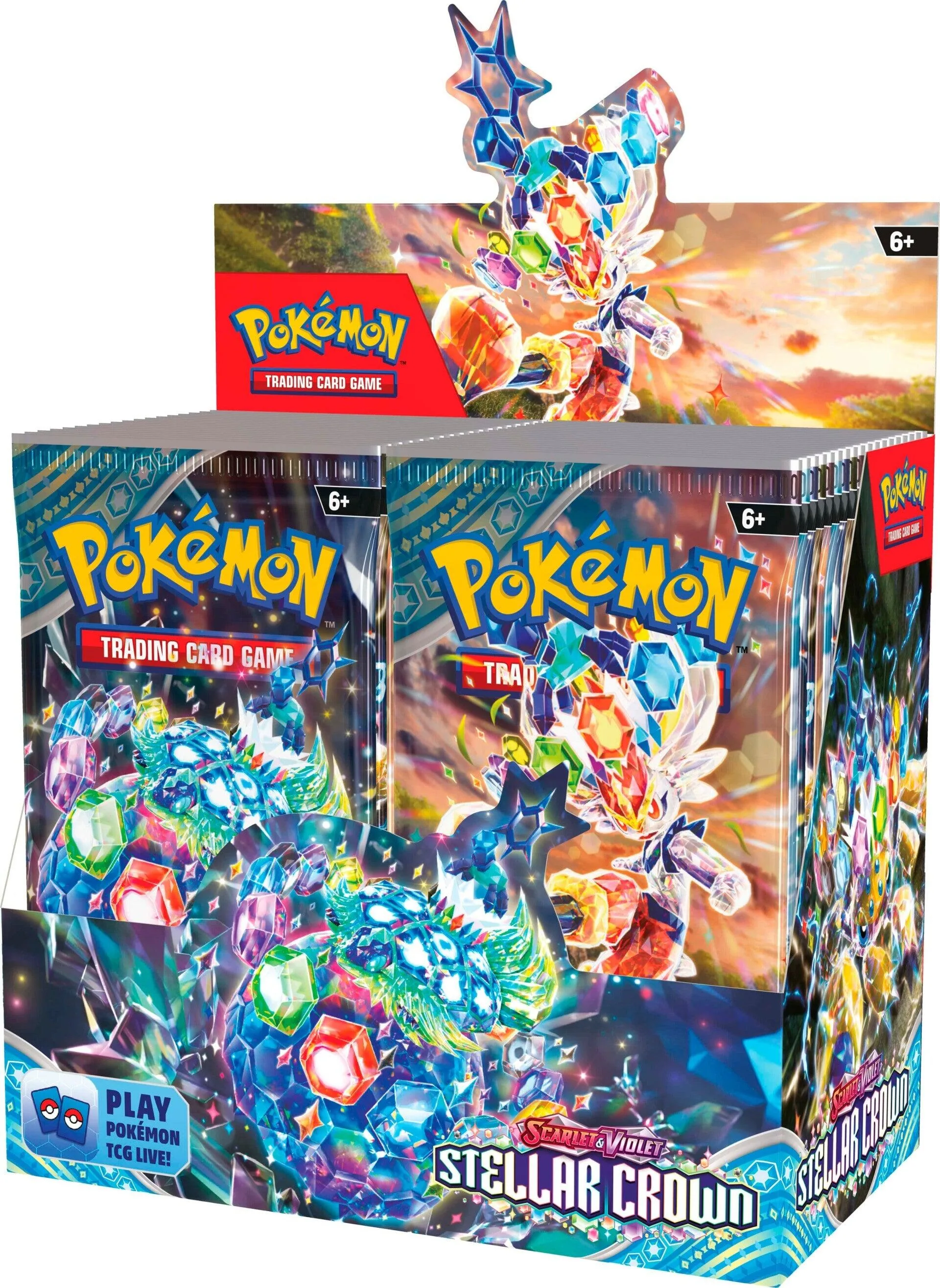 Pokemon TCG Stellar Crown Booster Box 36 Packs Sealed SV7