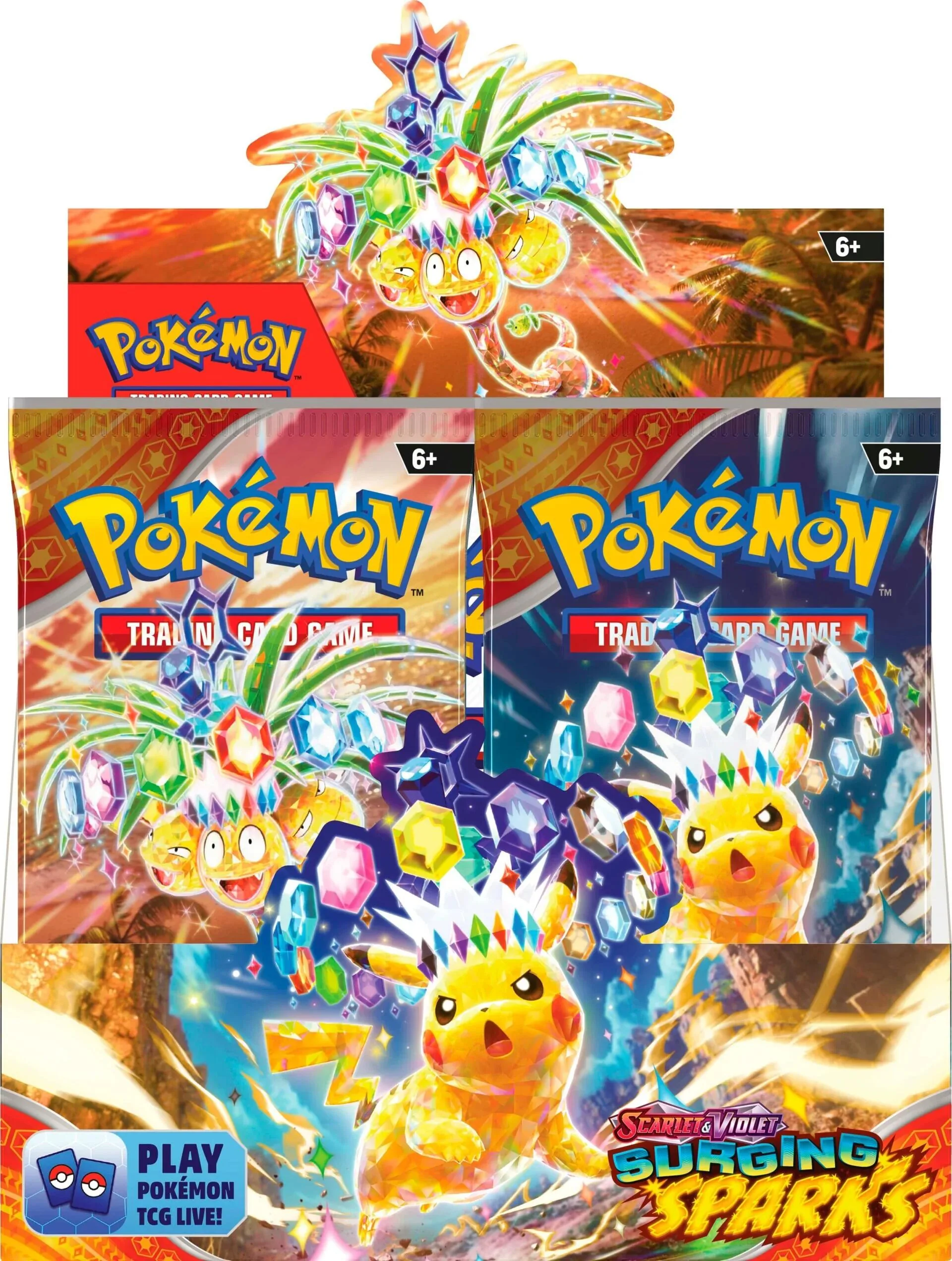 Pokemon TCG Surging Sparks Booster Box 36 Packs Sealed SV8