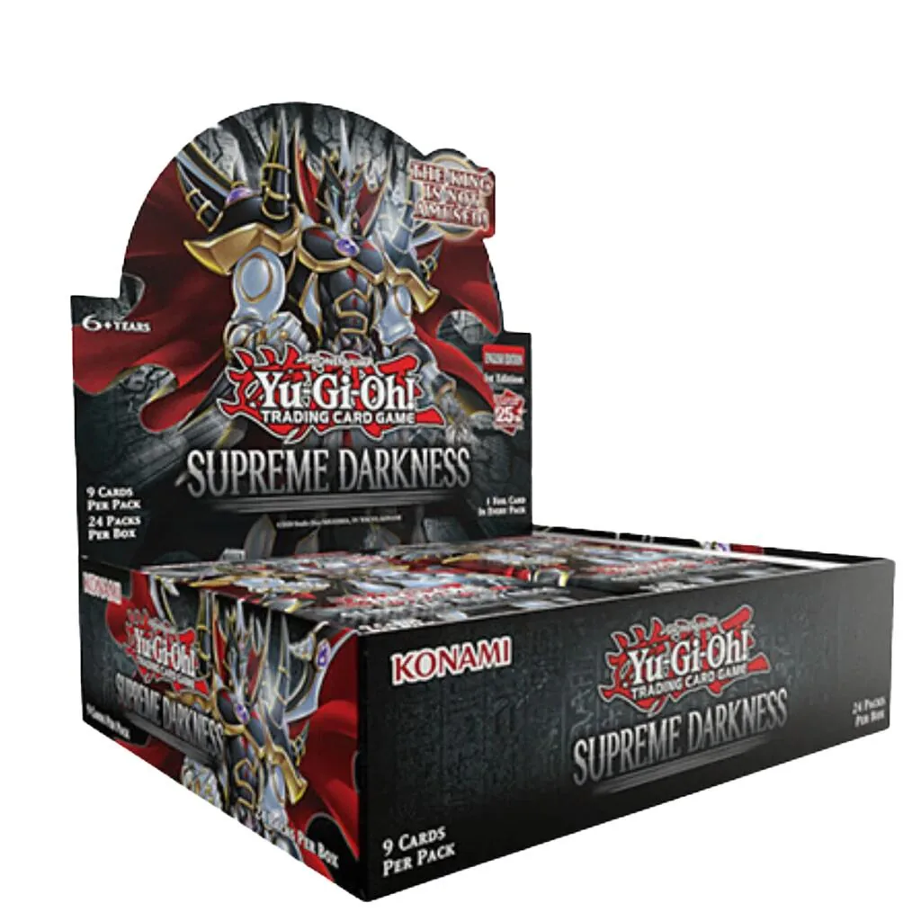 YuGiOh Supreme Darkness 1st Edition Booster Box Sealed