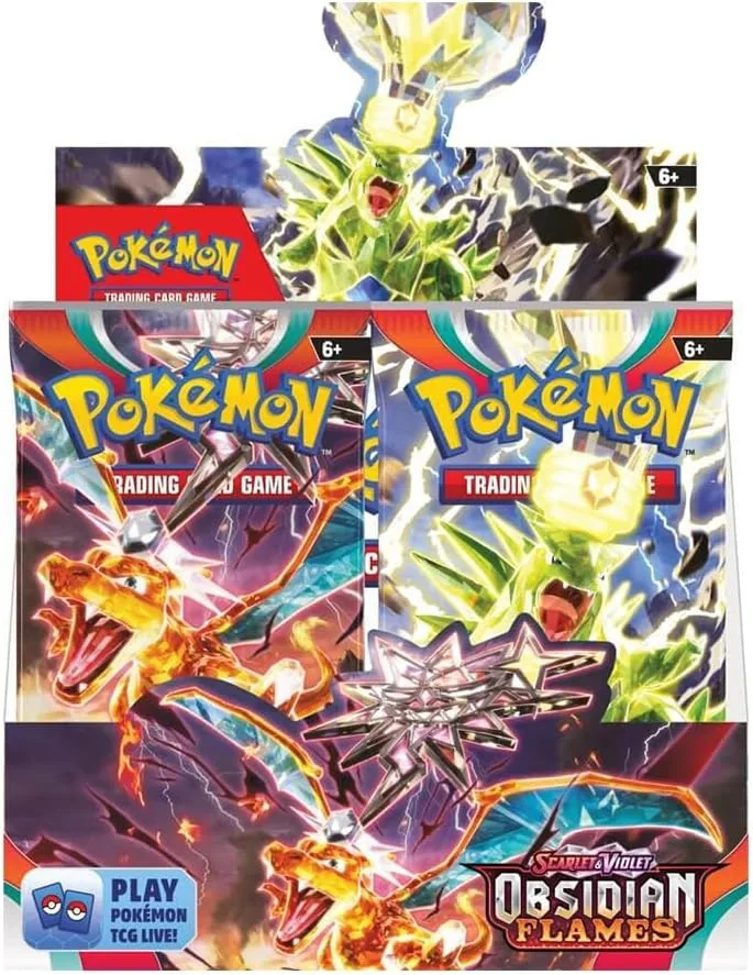 Pokemon TCG Obsidian Flames Booster Box 36 Packs Sealed SV3