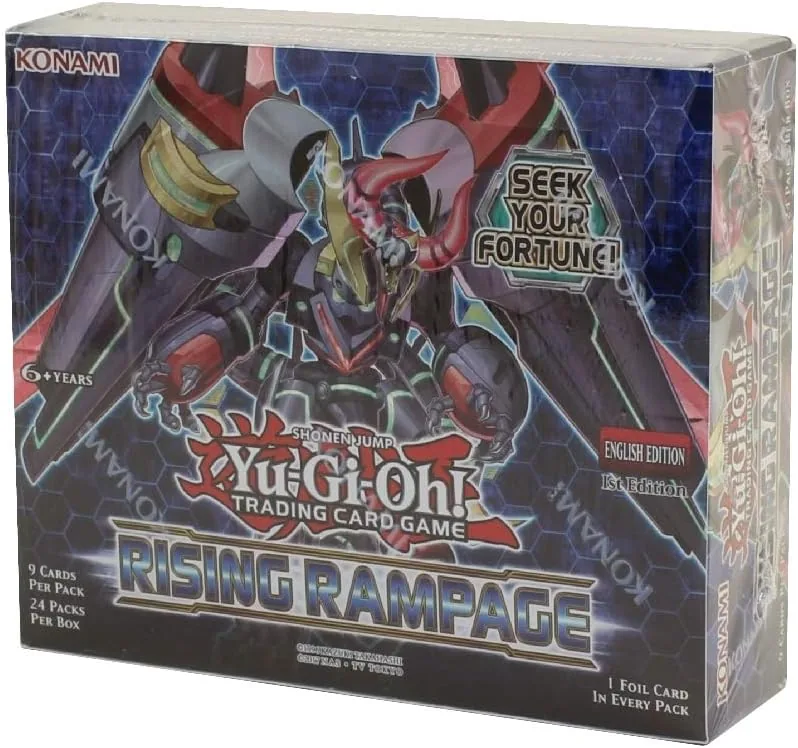 YuGiOh Rising Rampage 1st Edition Booster Box Sealed