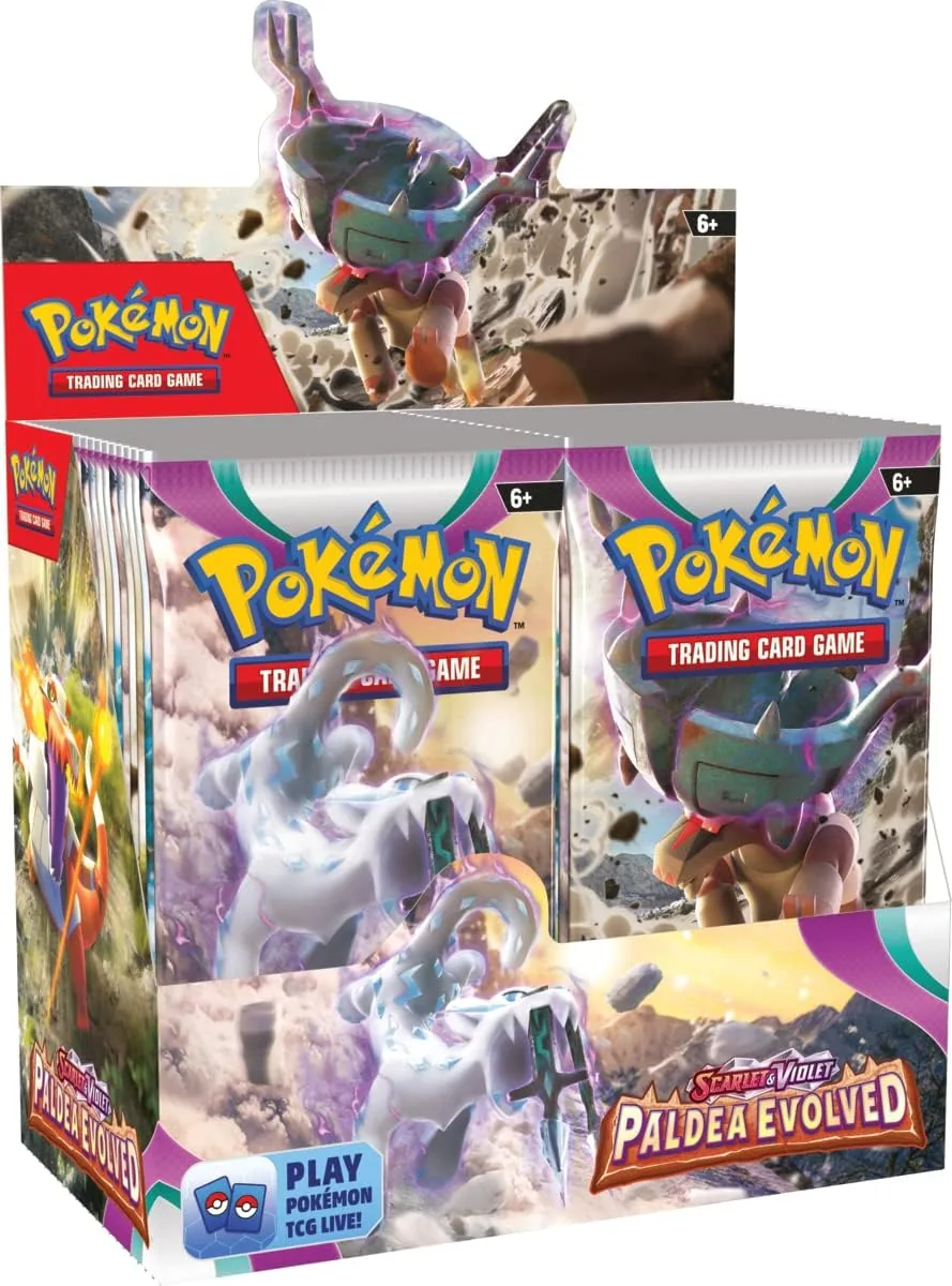 Pokemon TCG Paldea Evolved Booster Box 36 Packs Sealed SV2