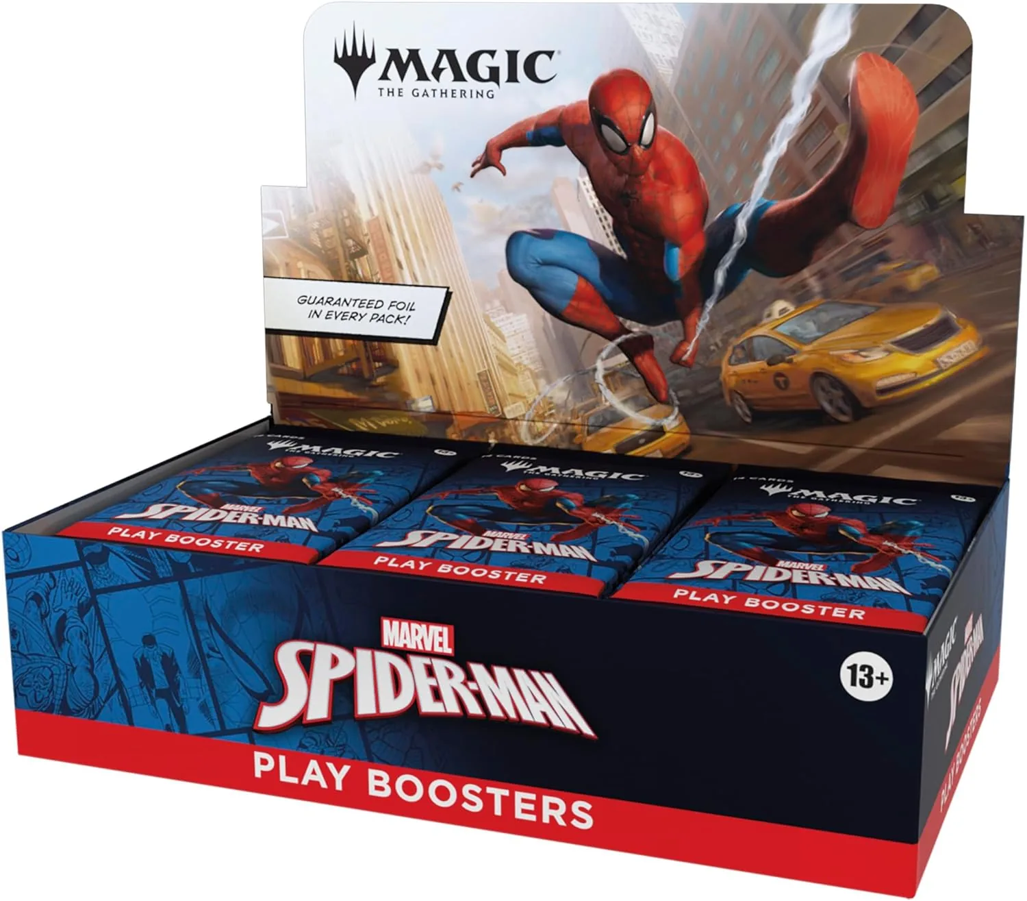 Magic The Gathering Marvel Spider-Man Play Booster Box 30 Packs Sealed MTG Universes Beyond