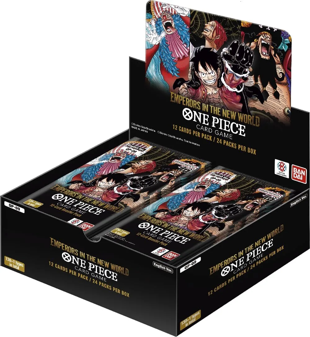 One Piece Card Game OP-09 Emperors in the New World Booster Box Sealed English OPTCG