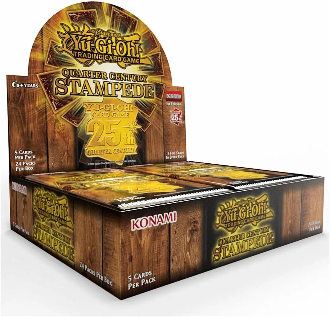 YuGiOh Quarter Century Stampede 1st Edition Booster Box Sealed