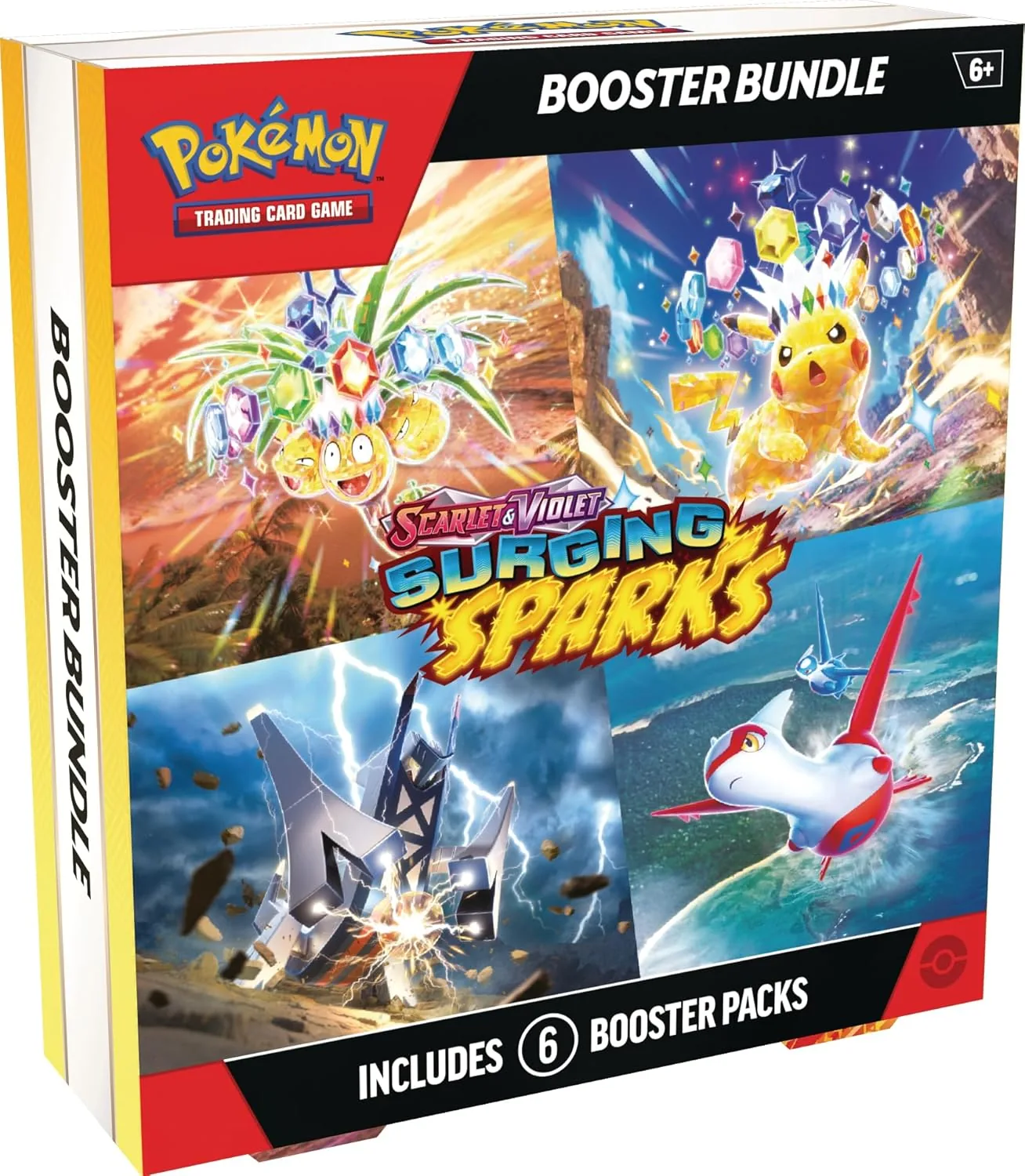 Pokemon TCG Surging Sparks Booster Bundle 6 Packs Sealed SV8