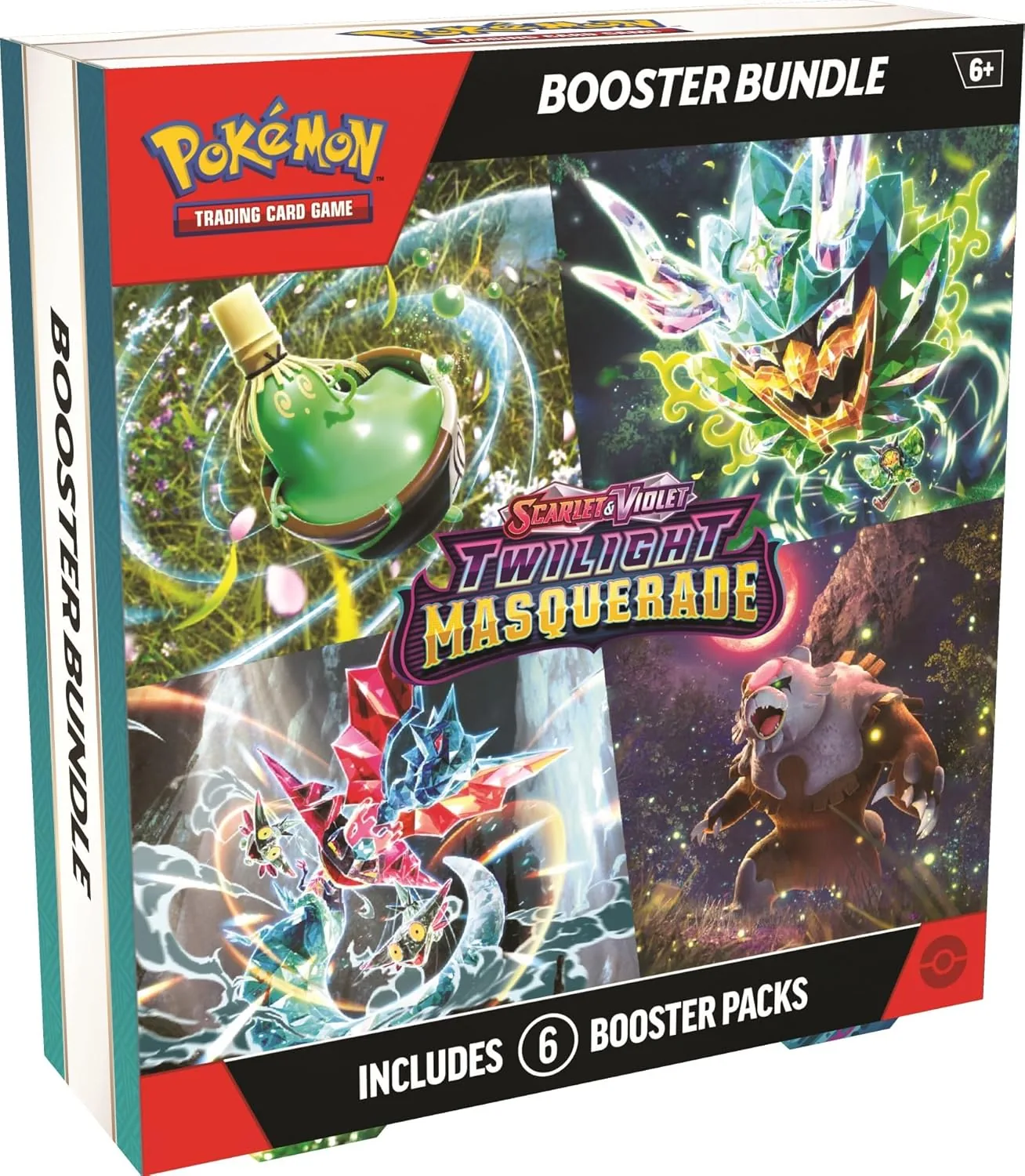 Pokemon TCG Twilight Masquerade Booster Bundle 6 Packs Sealed SV6