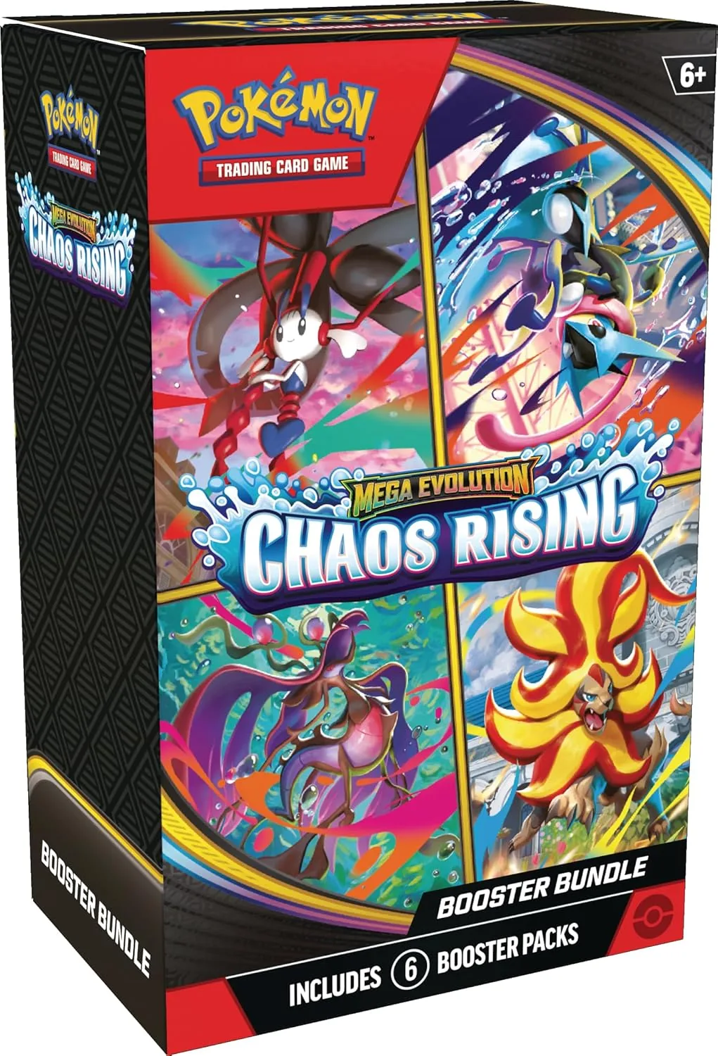 Pokemon TCG Chaos Rising ME04 Booster Bundle 6 Packs Sealed