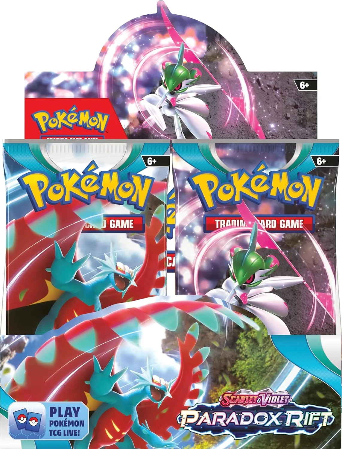 Pokemon TCG Paradox Rift Booster Box 36 Packs Sealed SV4