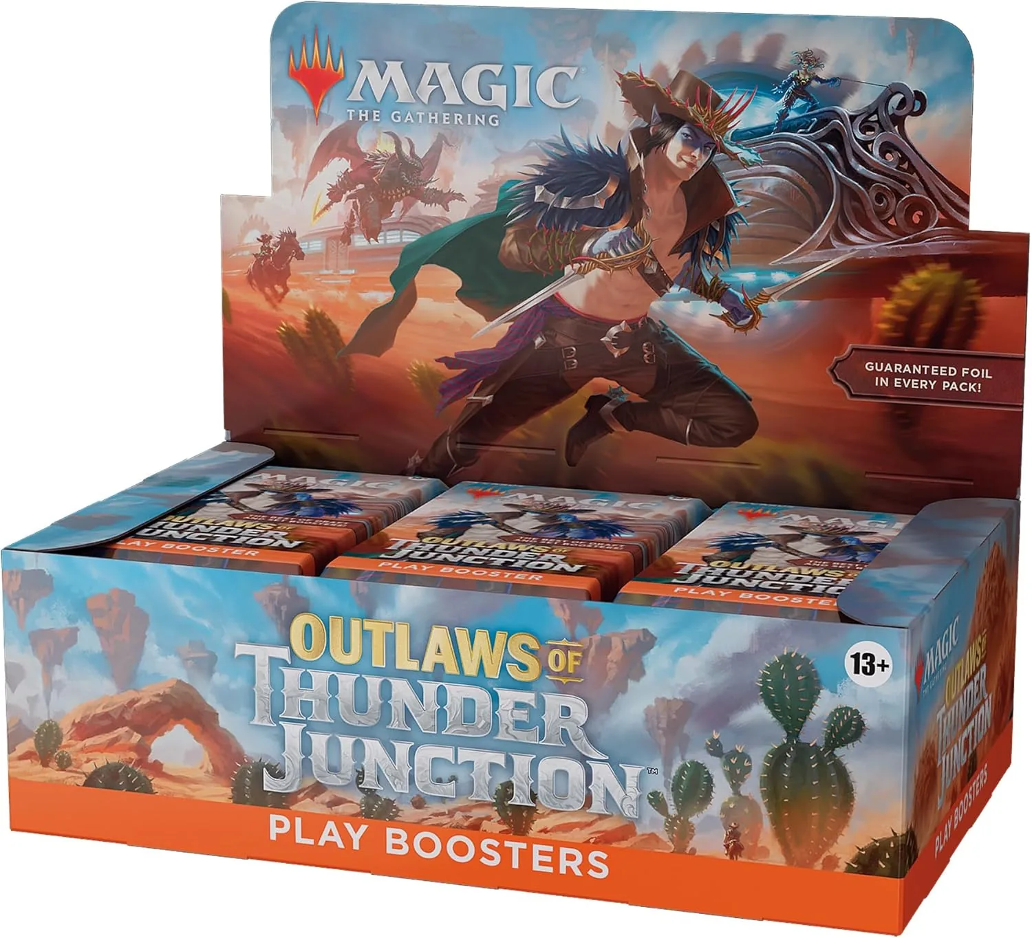 Magic The Gathering Outlaws of Thunder Junction Play Booster Box 36 Packs Sealed MTG OTJ
