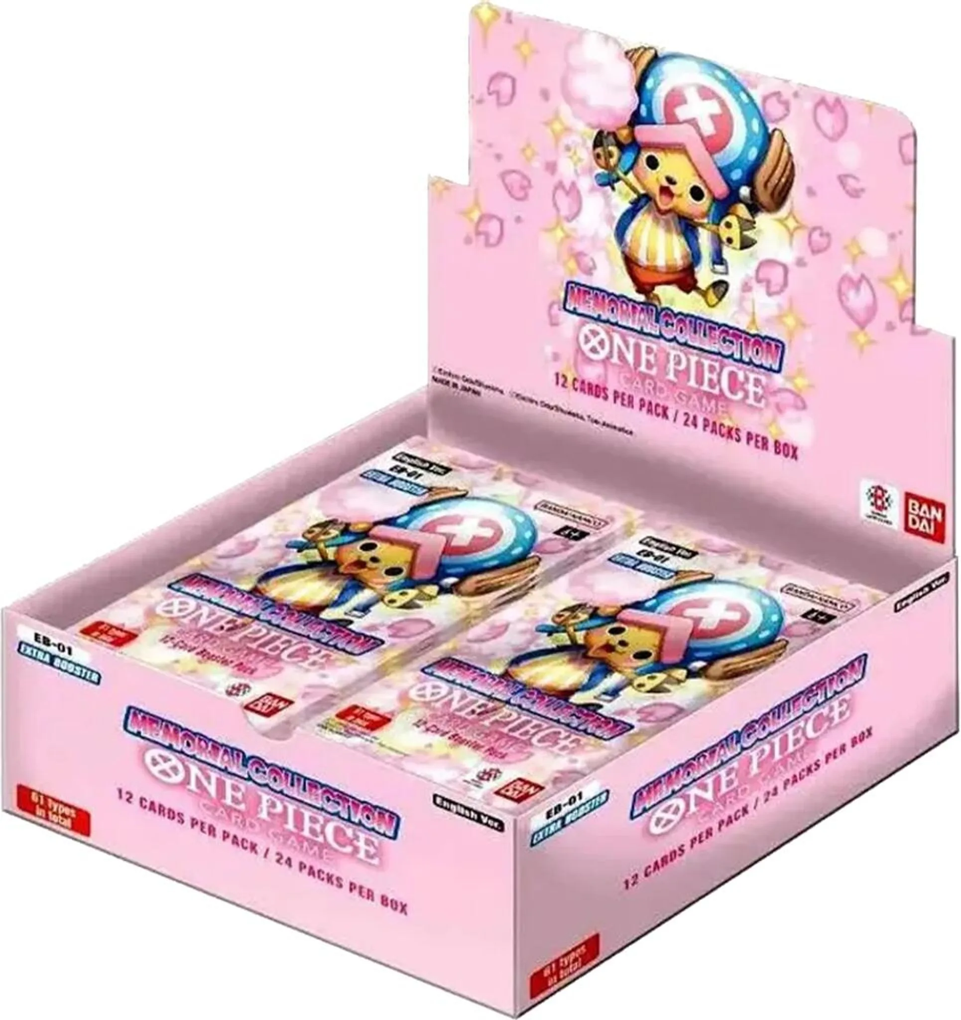 One Piece Card Game EB-01 Extra Booster Memorial Collection Sealed English OPTCG