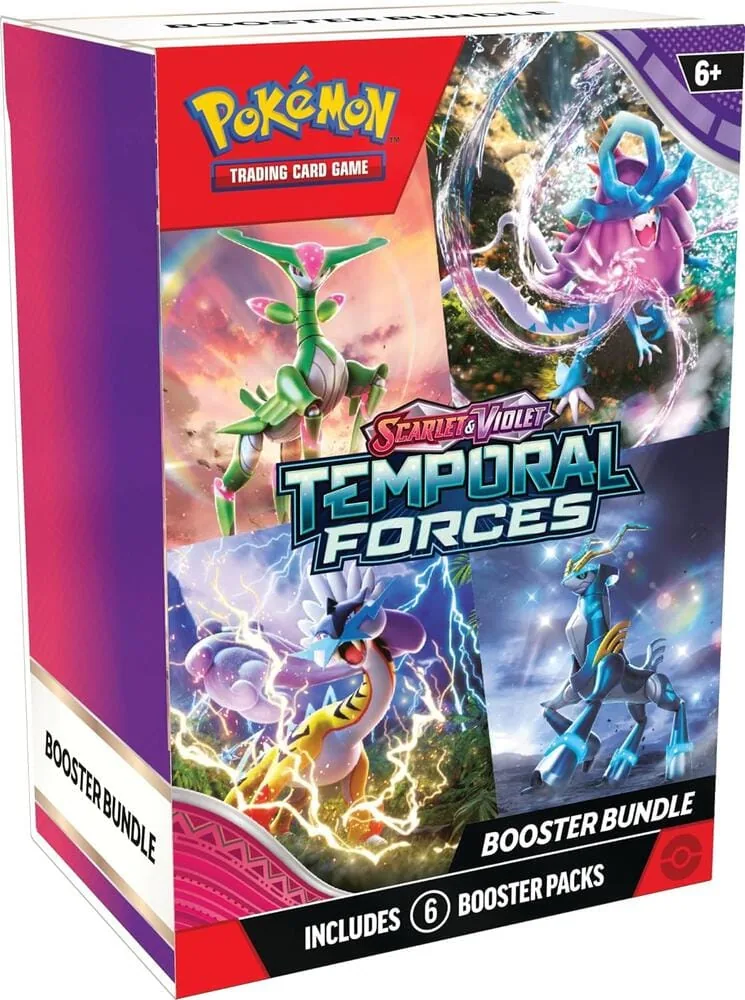 Pokemon TCG Temporal Forces Booster Bundle 6 Packs Sealed SV5